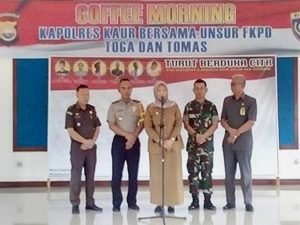 Coffe Morning, Kapolres, Dandim dan Pemkab Kaur Sepakat Menentang Teroris