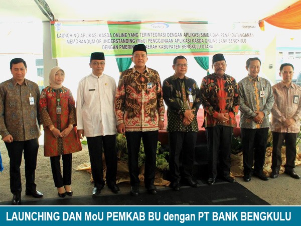 Tingkatkan Pelayanan Keuangan, Pemkab BU Gandeng Bank Bengkulu