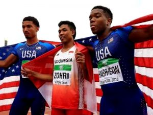 Pelari Indonesia, Cetak Sejarah Juara Dunia 100 Meter