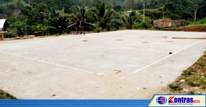 Diduga, Dana Pembangunan Sarana Olahraga di Nasal Ini Tidak Transparan