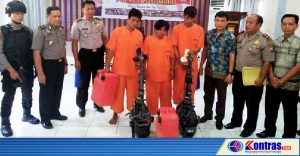 Pencuri Mesin Tempel dan Residivis Pembunuhan Dibekuk Polisi
