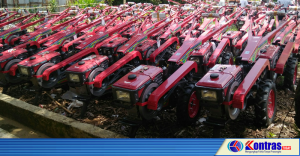79 Kelompok Tani BU, Terima Bantuan Hand Traktor
