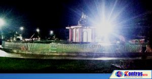 Songsong Hari Jadi Kota Arga Makmur, Penerangan Bundaran dan Alun-Alun Dibenahi