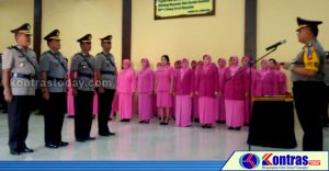 Dua Pejabat Utama Polres BU Diserahterimakan