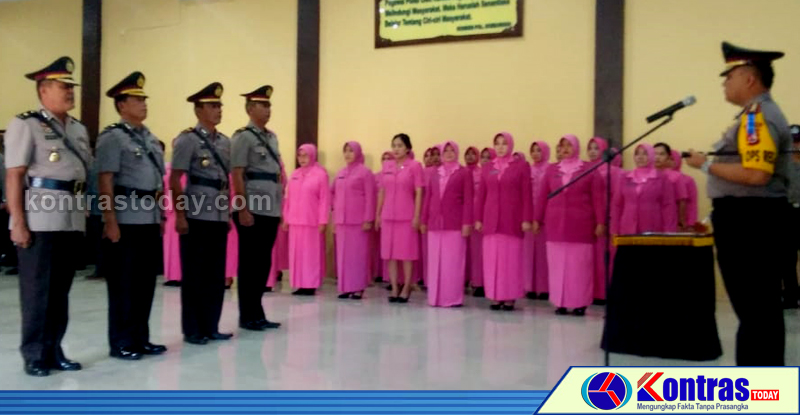 Dua Pejabat Utama Polres BU Diserahterimakan