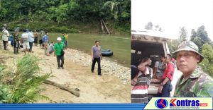 Antar Anak Sekolah, Ayah Malang Ini Hanyut Di Sungai Dan Belum Diketemukan