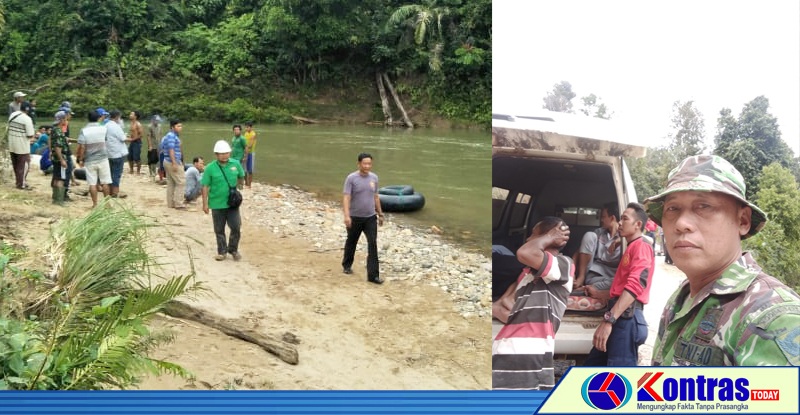 Antar Anak Sekolah, Ayah Malang Ini Hanyut Di Sungai Dan Belum Diketemukan
