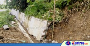 Belum Lama Dibangun, Tanggul di Kaur Ini Ambrol dan Retak