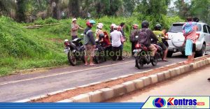 Lakalantas Dampak Menyempitnya Jalan Gunung Selan