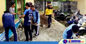 Gandeng Pelajar SMA, Polsek Kaur Utara Gelar Bakti Sosial