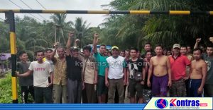 Jembatan Melengkung, Jalan Longsor, Akses Ds Curup-Kota Agung Diportal Warga