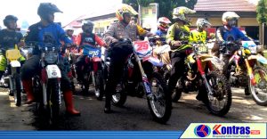 Gunakan Motor Trail, Patroli Kamtibmas Jangkau Pelosok Desa