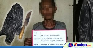 Bawa Sajam, Buruh Harian Ini Diamankan Polsek Lawang Kidul
