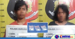 Dua Pelaku Kantongi Narkoba Disergap Di Pondok Kebun Karet