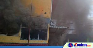 Puluhan Kios di PTM Bengkulu Terbakar