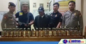 Giat Imbangan KKYD, Polsek Kaur Utara Amankan Miras dan Penjual