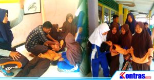 Tengah Baca Surat Yasin, Puluhan Siswa SMPN 1 Bengkulu Utara Kesurupan