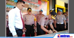 Kunjungi Bengkulu Utara, Kapolda Bengkulu Tandatangani 11 Prasasti