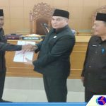 Bupati BU, H Ir Mian menyampaikan Nota Pengantar Dua Raperda