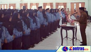 Mian Lantik Pejabat Fungsional Dan Bagikan SK Kenaikan Pangkat ASN BU