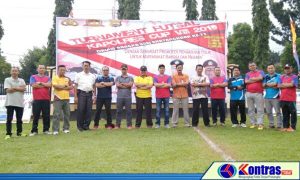 Ariefaldi Buka Turnamen Futsal Bhayangkara Cup Polres Bengkulu Utara Ke VIII