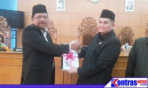 Raperda Perubahan APBD 2019 Disampaikan Ir Mian Pada Rapat Paripurna DPRD BU
