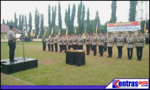 Kapolres Bengkulu Utara Pimpin Upacara Sertijab 3 Kasat Dan 12 Kapolsek