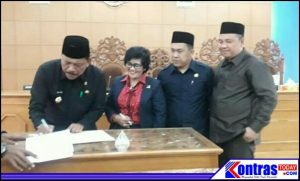 Raperda Tentang APBD TA 2020 Disetujui 7 Fraksi DPRD BU Menjadi Perda