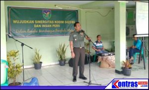 Mempererat Silaturahmi, Dandim 0423 BU Gelar Coffee Morning Dengan Insan Pers