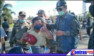 Turut Serta Cegah Covid-19, FKKB-SEMAKU BU Bagikan Ribuan Masker Gratis