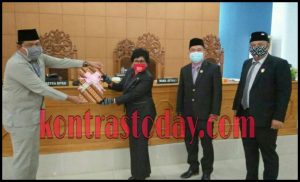 DPRD BU Sampaikan Rekomendasi Terhadap LKPJ Bupati 2019