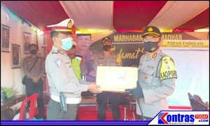 Kapolres BU Lakukan Kunjungan ke Pos Yan Ketupat dan Pos Pam Covid-19 di Perbatasan