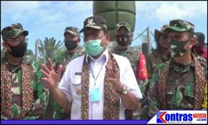 Keberhasilan Kodim 0423 BU Melaksanakan Program TMMD 108 Diapresiasi Tim Wasev Mabes TNI