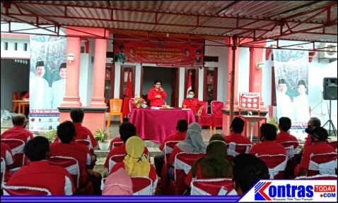 Ratusan Pengurus Ranting PAC PDIP Kecamatan Arma Jaya Dilantik, Siap Menangkan Mian-Arie