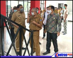 Hari Pertama Usai Cuti Kampanye,  Bupati Mian Pantau Pembangunan Puskesmas Prototype Batik Nau