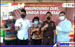 Hari Ketiga Giliran Wabup, Ketua DPRD dan Kajari Divaksinasi