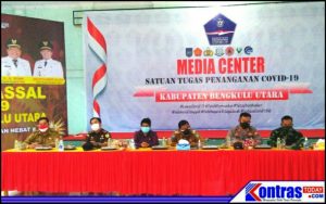 Pemkab Bengkulu Utara Terima Bantuan Alat Tes Swab Antigen Dan Tabung Oksigen dari Forum TJSLP BU