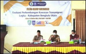 Bahas Evaluasi Kawasan Transmigrasi LAGITA, Pemkab Bengkulu Utara Laksanakan FGD