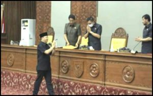 Gubernur Rohidin Mersyah Sampaikan LKPJ Tahun 2020 Dalam Rapat Paripurna DPRD Provinsi Bengkulu