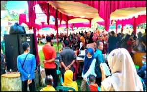 Vaksinasi Covid-19 Di Kecamatan Air Besi Diwarnai Pembagian Hadiah Doorprize