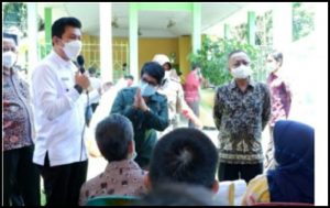 Wabup Bengkulu Utara dan Ketua DPRD Saksikan Gebyar 1000 Vaksin