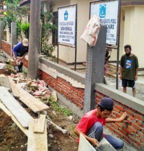 Melalui Dinas PUPR Pemerintah BU Rehab Bangunan Polres