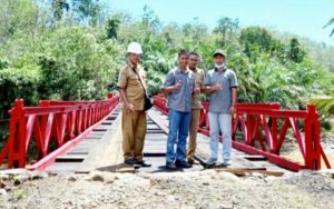 Jembatan Air Telatang Diperbaiki Pemkab Bengkulu Utara