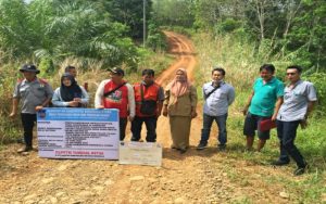 Jalan Lingkungan Desa Suka Mulya Rampung Dikerjakan Penyedia Jasa