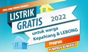 Tahun Ini Ratusan Rumah di Lebong dan Kepahiang Dapat Pemasangan Listrik Gratis