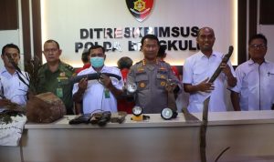 Tiga Terduga Perambah Hutan Konservasi di BU Diamankan Polisi