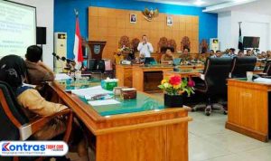 Rapat Kerja DPRD BU, Bahas Raperda Pembangunan Industri