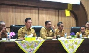 Kadinkes BU Hadiri Rakor, Bahas Realisasi Anggaran 2022