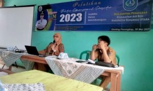 Tingkatkan Kemampuan Perangkat Desa, Pemdes Genting Perangkap Gelar Pelatihan Indeks Desa Membangun