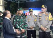 Ciptakan Rasa Aman Malam Perayaan Natal, Dandim 0423/BU Bersama Kapolres BU Patroli Bersama